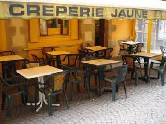 Creperie jaune