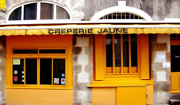 Creperie jaune