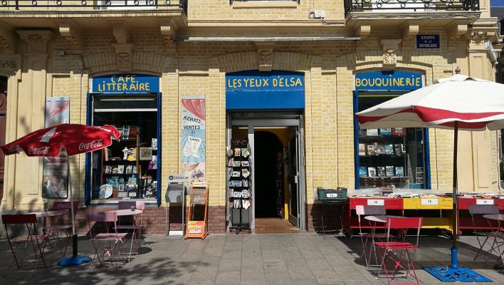 Les Yeux d Elsa Café littéraire Bouquinerie
